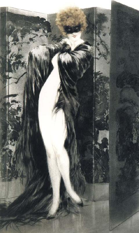 Louis Lcart Prior to the masquerade oil painting image